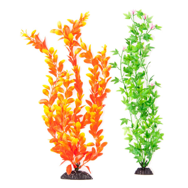 Aquatop Multi-Colored Aquarium Plants 2-Pack