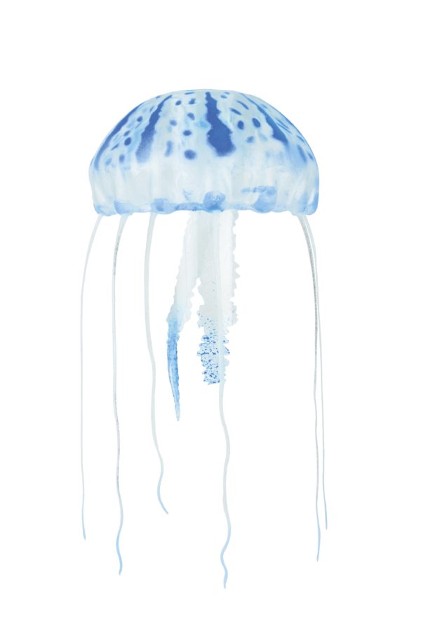 Floating Jellyfish Decor, Large 4″ – Blue