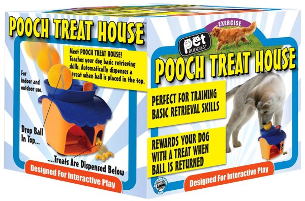 Pet Buddies PB4500 Pooch Treat House Interactive Treat Dispe