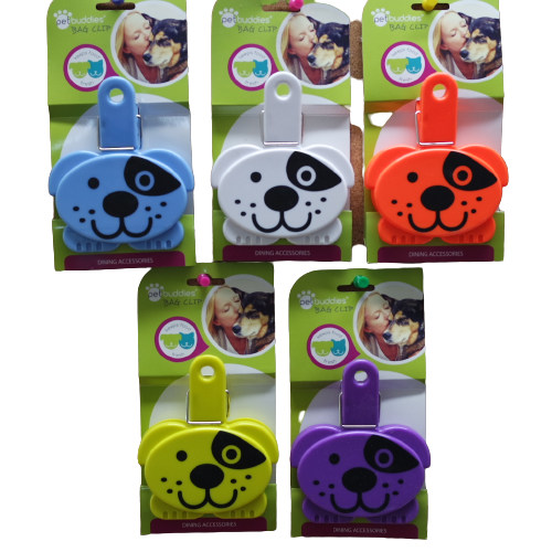 Pet Buddies PB2308 Dog Food Bag Clips - Wet Pet Supply